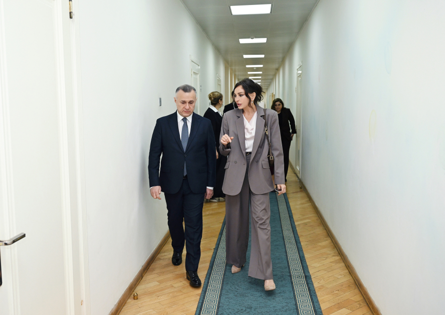 Mehriban Əliyeva Bakıda körpələr evi və uşaq evi sosial xidmət müəssisəsini ziyarət edib