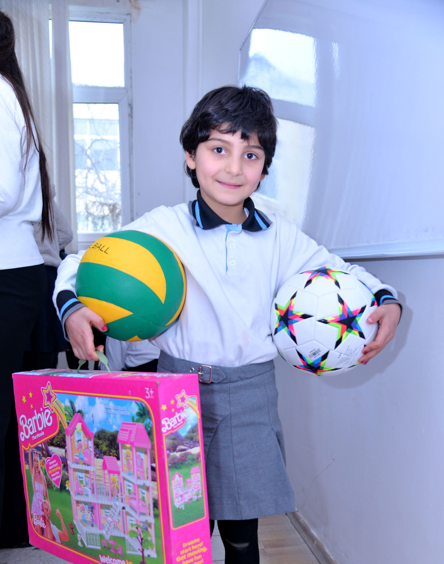 Məktəbdə uşaq sığınacağının sakinləri ilə görüş olub