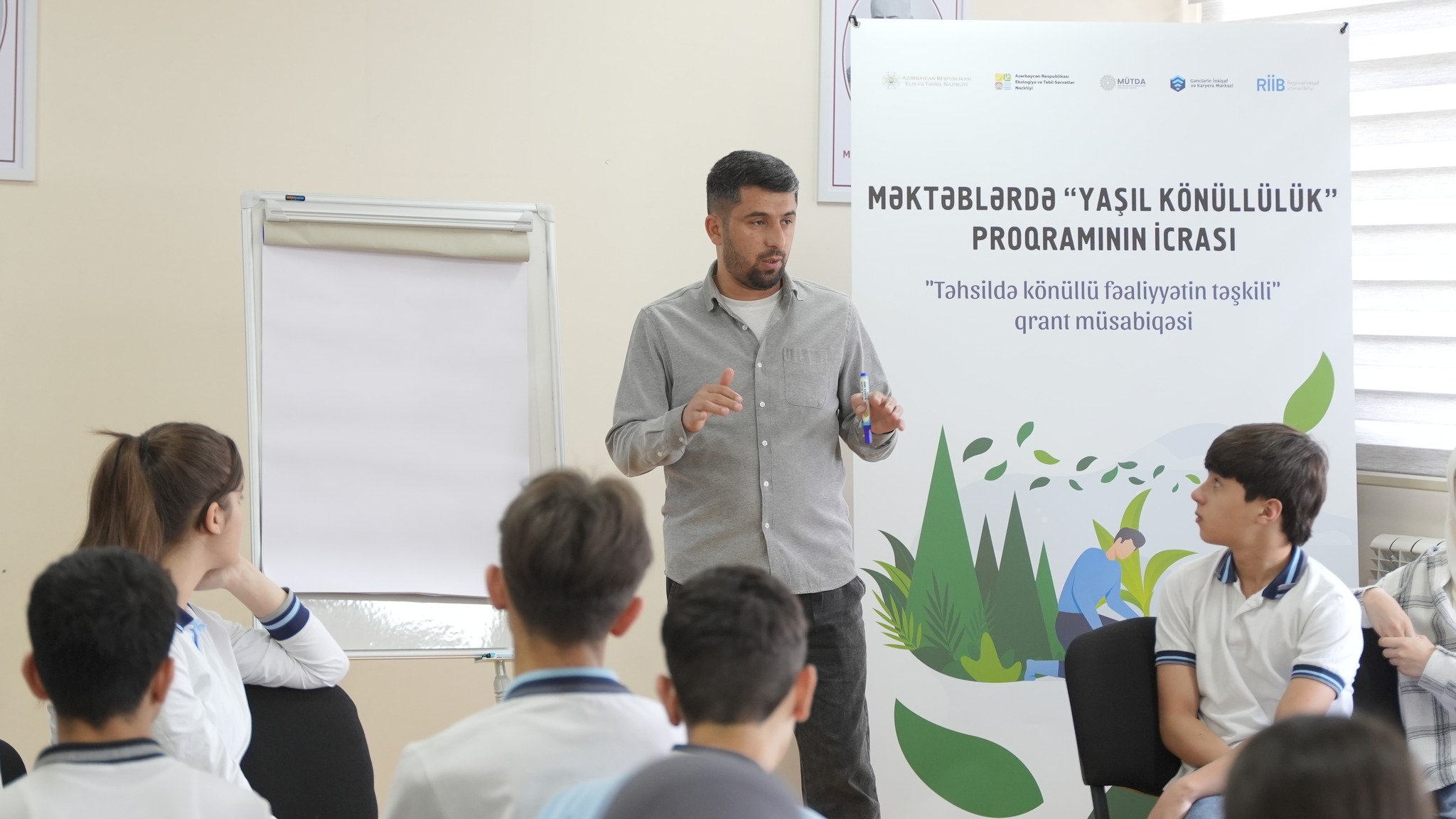 “Məktəblərdə “Yaşıl Könüllük” Proqramının İcrası” layihəsi yekunlaşıb