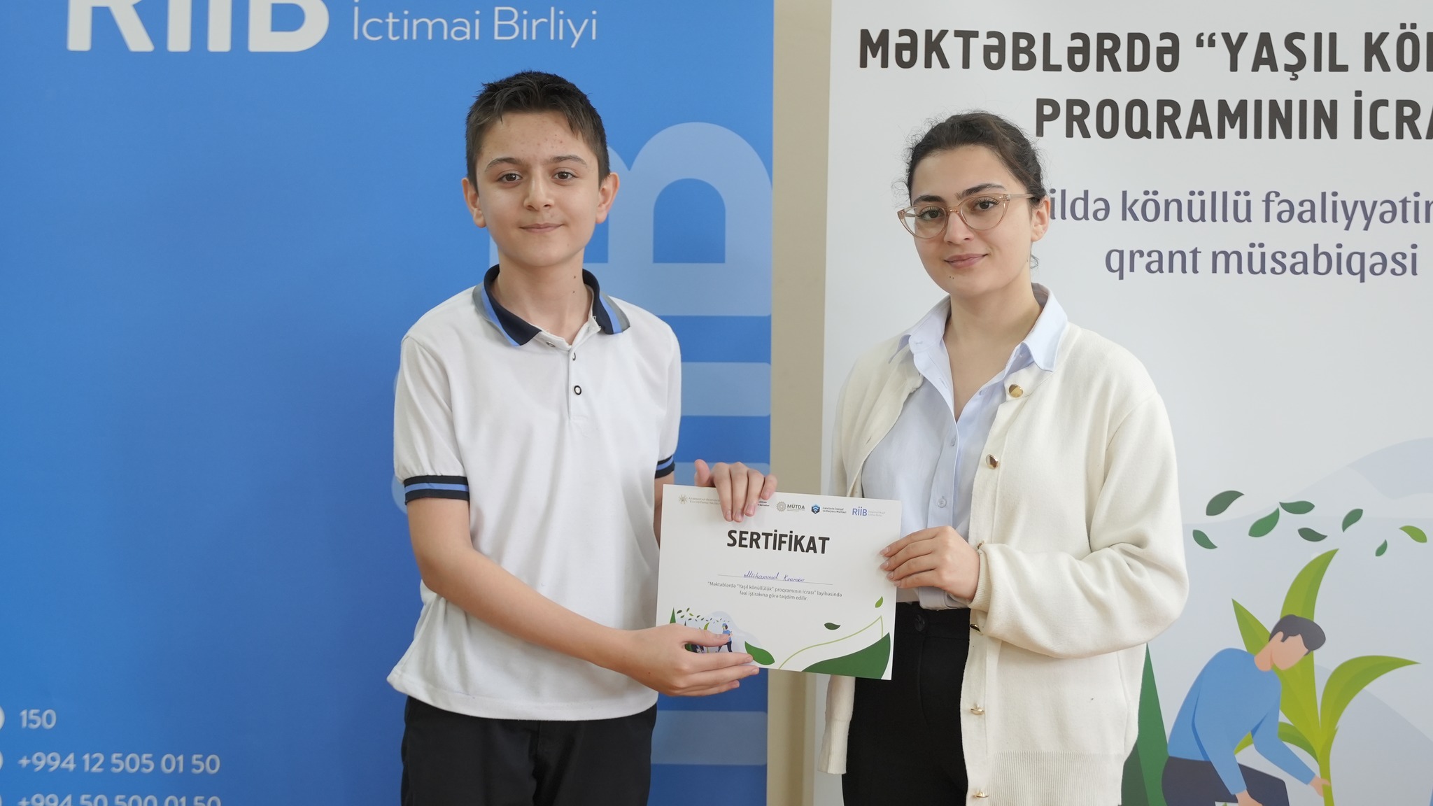 “Məktəblərdə “Yaşıl Könüllük” Proqramının İcrası” layihəsi yekunlaşıb