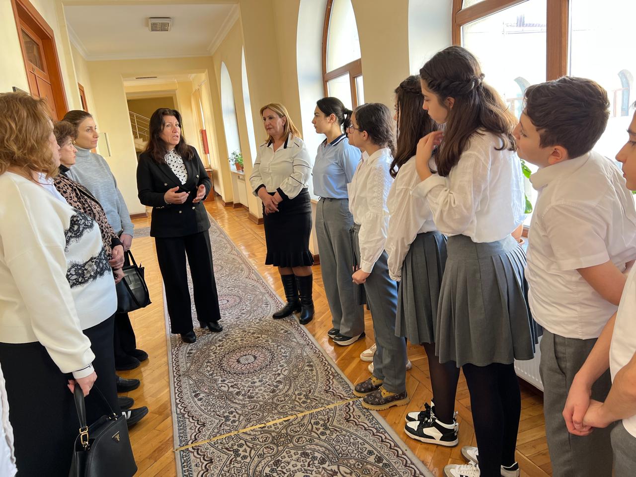 Məktəblilər Coğrafiya İnstitutunda olublar