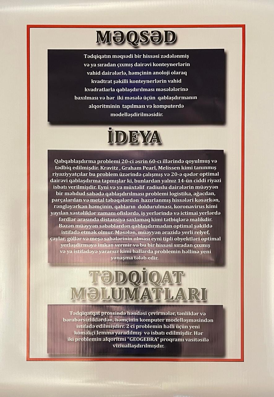 Məktəblilər klassik teoremin yeni isbatını veriblər