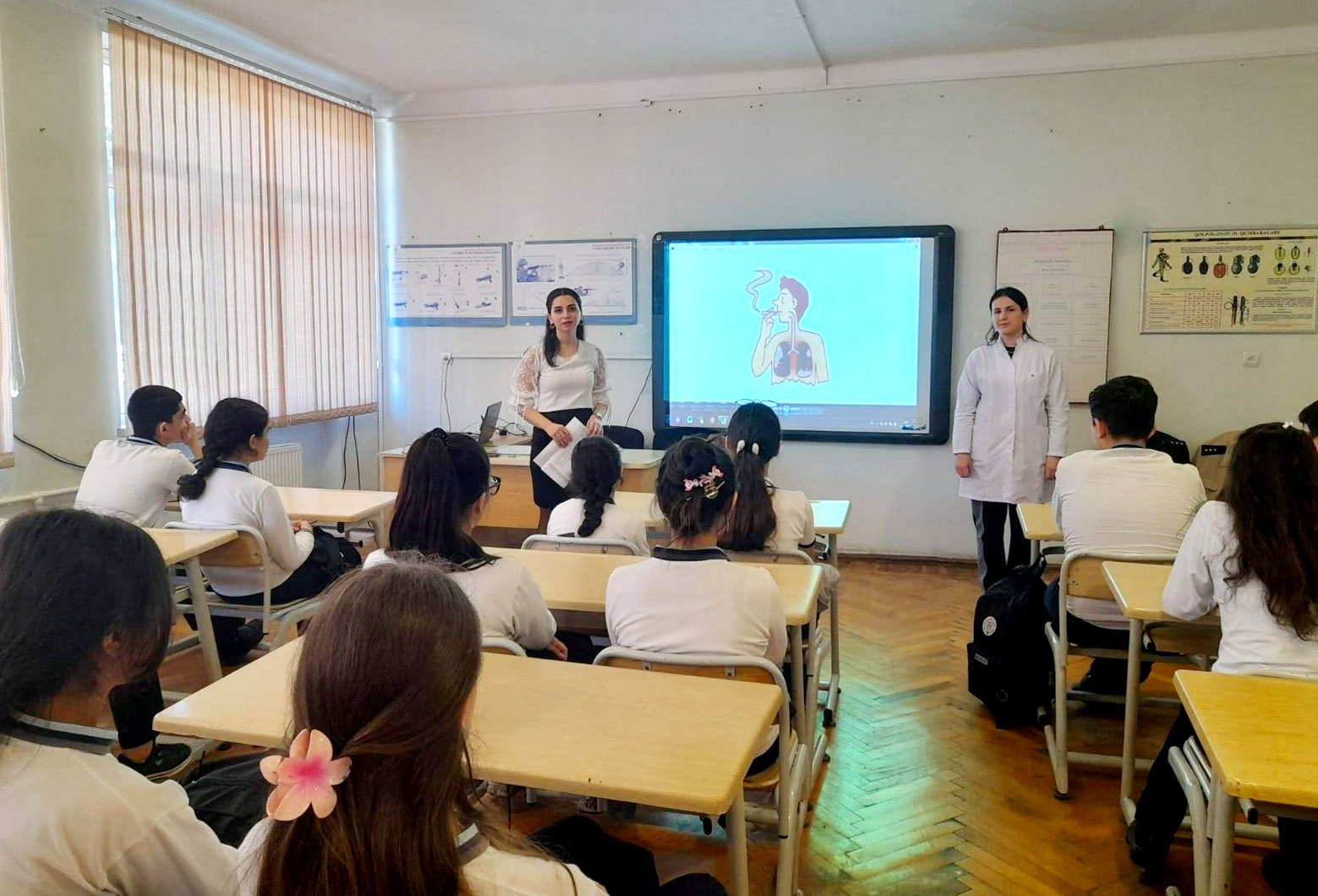 Məktəblilər zərərli vərdişlərə qarşı maarifləndirilir 