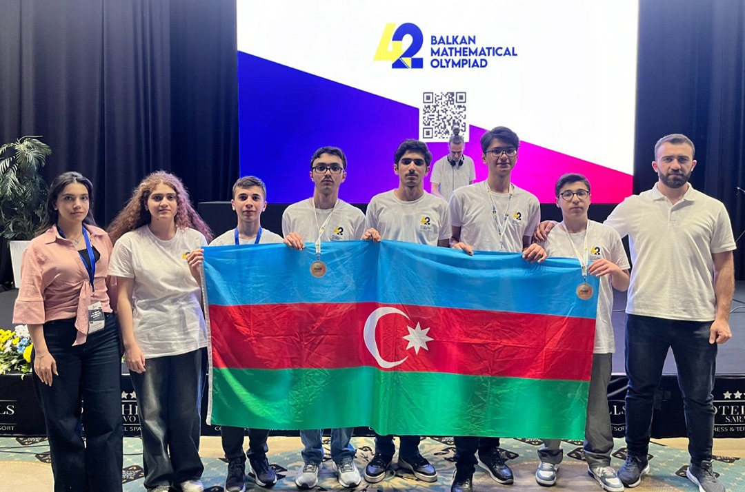 Məktəblilərimiz 42-ci Balkan Riyaziyyat Olimpiadasında uğurla çıxış ediblər 