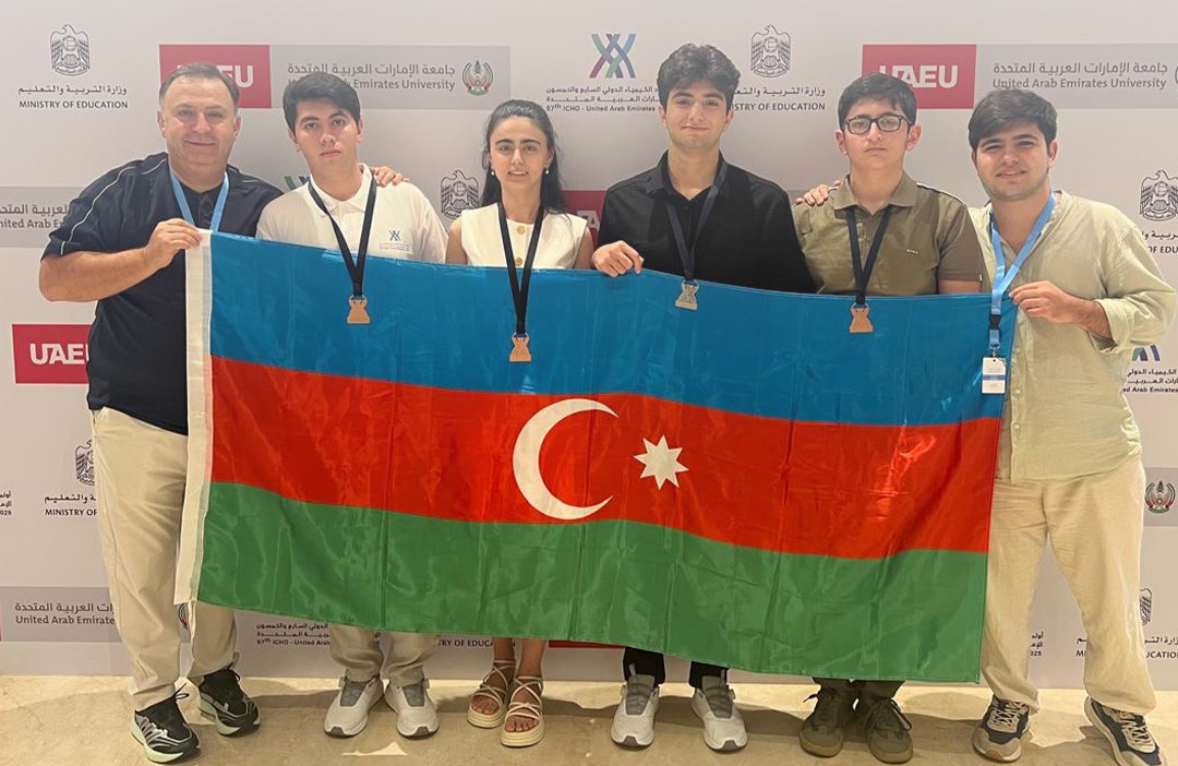 Məktəblilərimiz 57-ci Beynəlxalq Kimya Olimpiadasında uğur qazanıblar