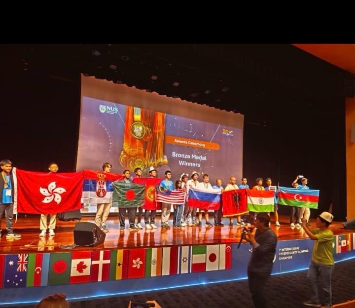 Məktəblilərimiz Beynəlxalq Kibertəhlükəsizlik Olimpiadasında uğur qazanıblar