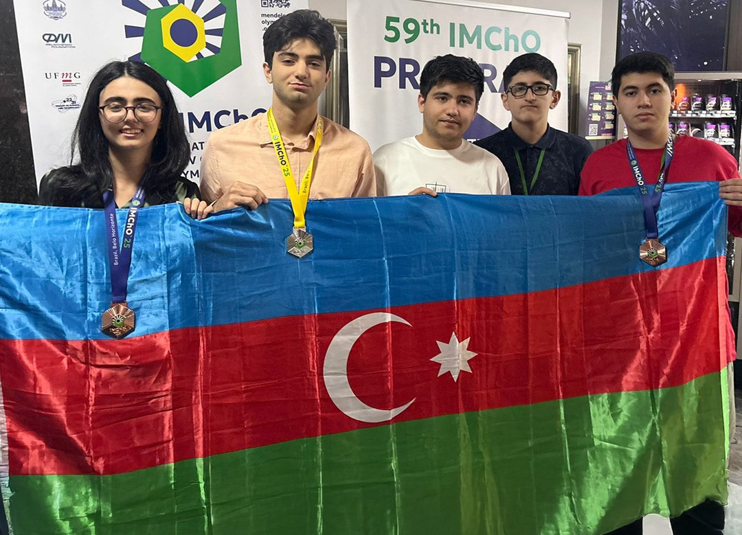 Məktəblilərimiz Beynəlxalq Mendeleyev Kimya Olimpiadasında uğur qazanıblar  