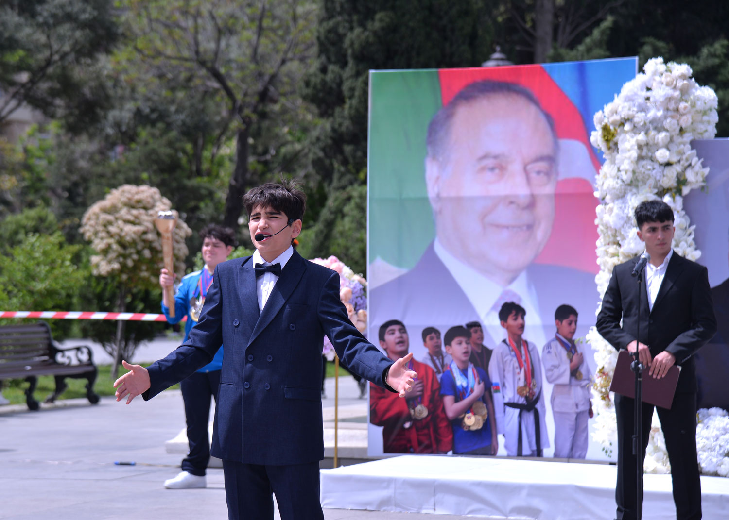 Məktəblilərin idman festivalı keçirilib