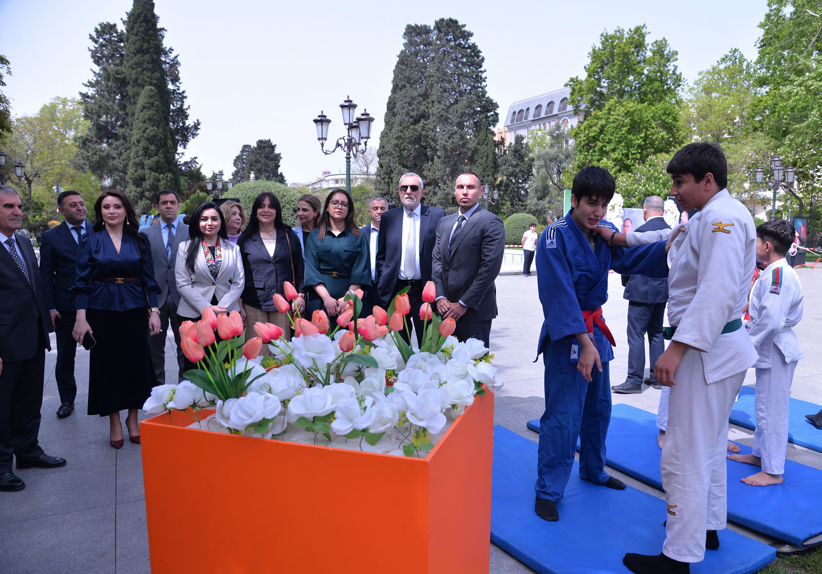 Məktəblilərin idman festivalı keçirilib