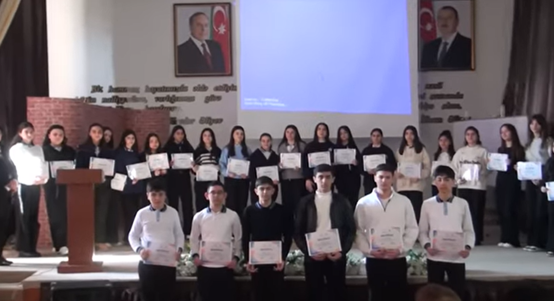 “Məktəblilərin natiqlik dərnəyi” qrant layihəsinin bağlanış mərasimi keçirilib 