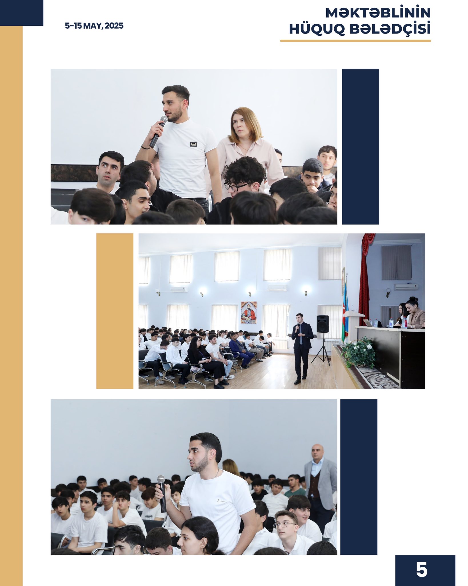 “Məktəblinin hüquq bələdçisi” layihəsinin ilkin hesabatı təqdim edilib