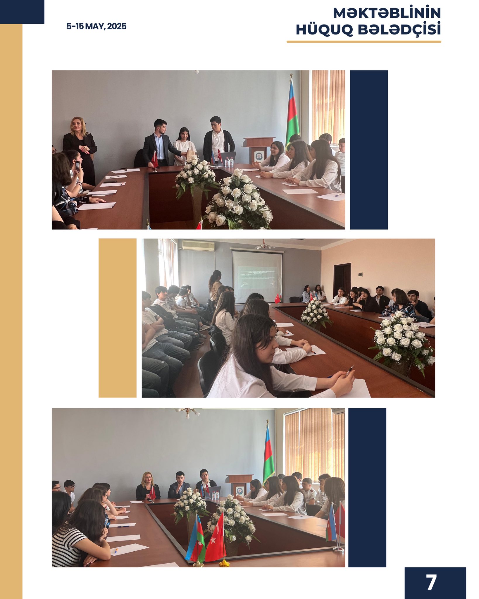 “Məktəblinin hüquq bələdçisi” layihəsinin ilkin hesabatı təqdim edilib