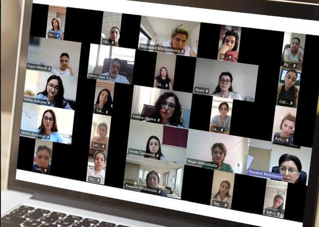 Metodistlərlə onlayn görüş keçirilib 