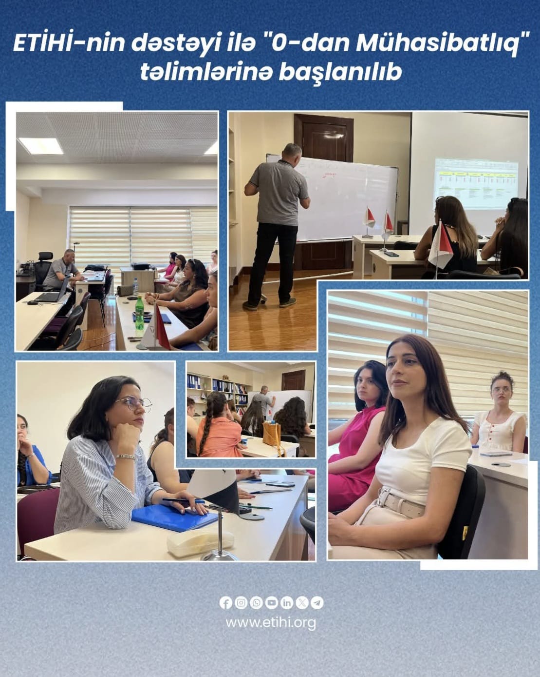 Məzunlar üçün “0-dan mühasibatlıq” təlim proqramına start verilib