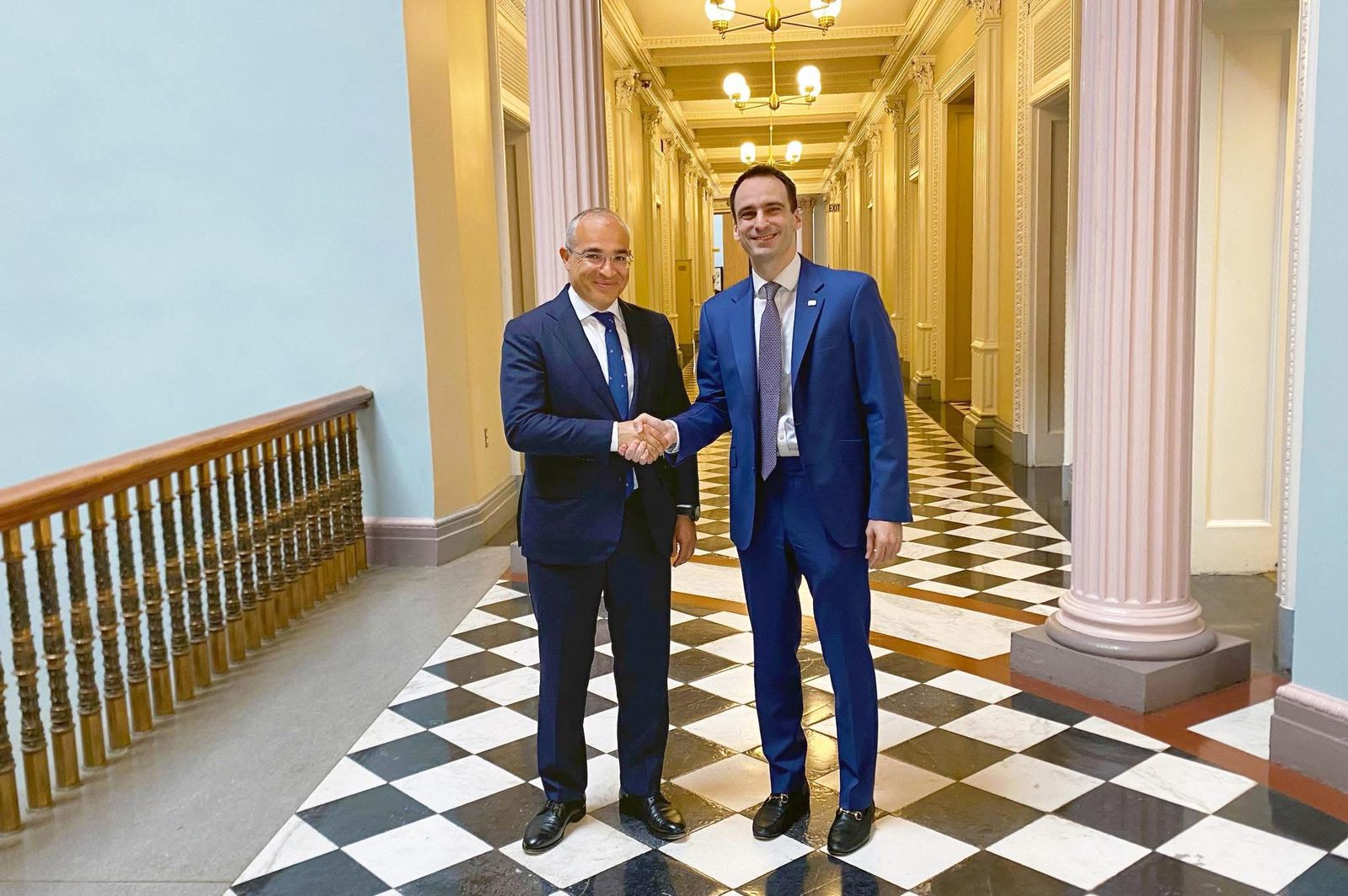 Mikayıl Cabbarov Ağ Evin Elm və Texnologiya Siyasəti İdarəsinin direktoru ilə görüşüb 