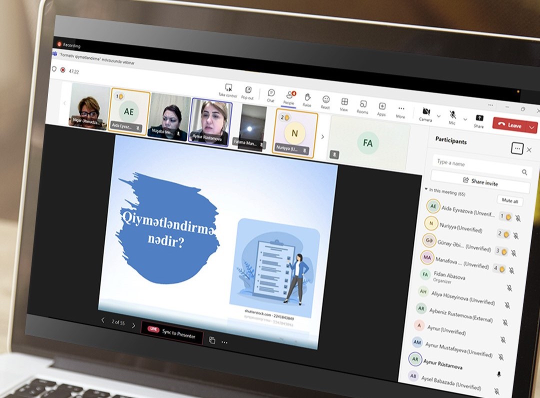 “Müasir metodist” layihəsi çərçivəsində növbəti vebinar keçirilib 