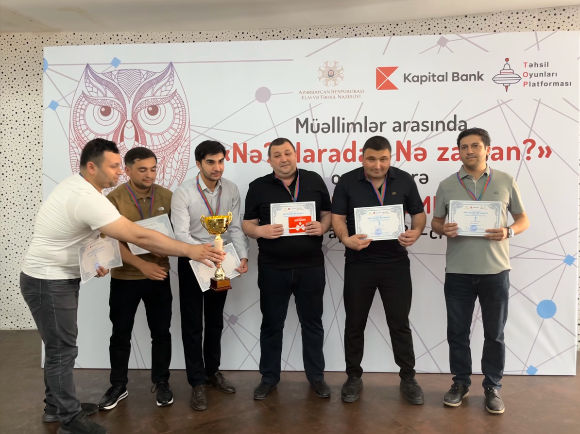 Müəllimlər arasında “Nə? Harada? Nə zaman” oyunu keçirilib