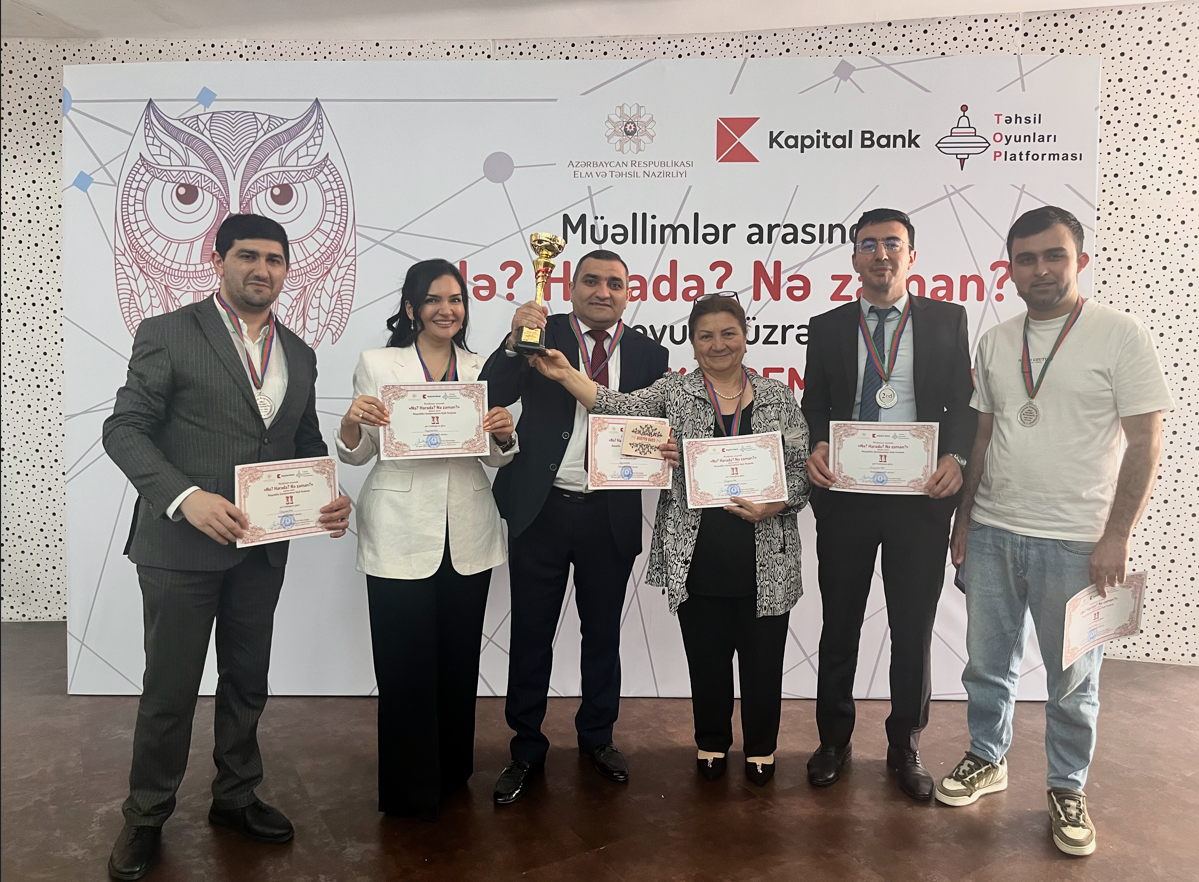 Müəllimlər arasında “Nə? Harada? Nə zaman” oyunu keçirilib
