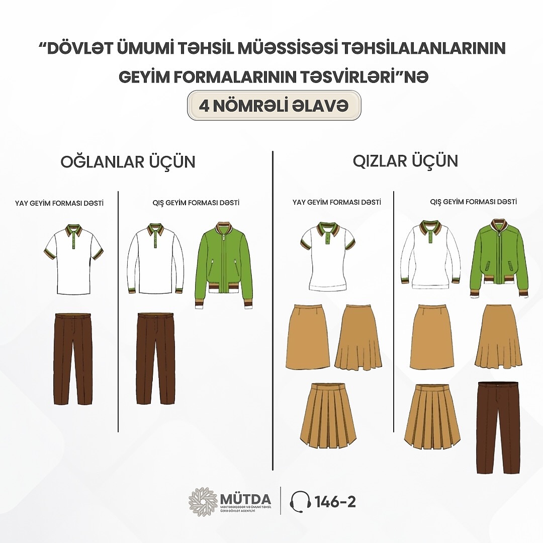 MÜTDA məktəbli forması ilə bağlı açıqlama yayıb