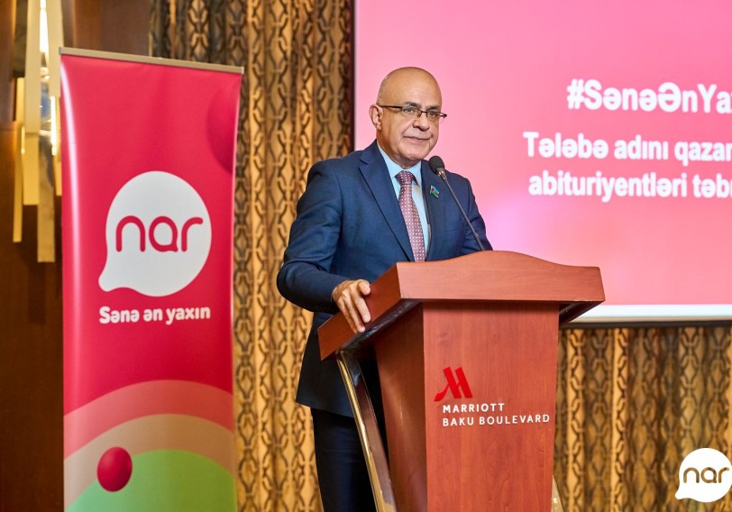 "Nar” ilin ən uğurlu abituriyentlərini mükafatlandırıb