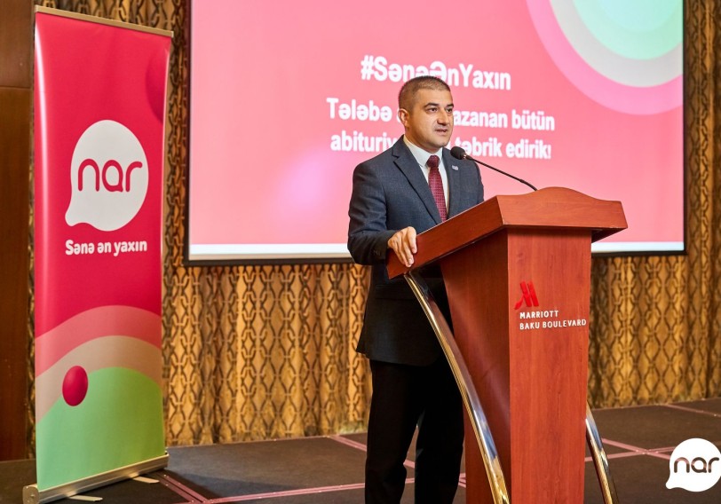 "Nar” ilin ən uğurlu abituriyentlərini mükafatlandırıb