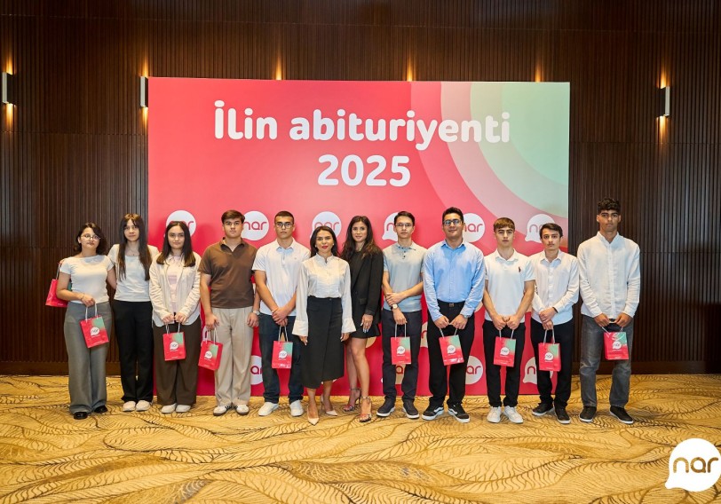 "Nar” ilin ən uğurlu abituriyentlərini mükafatlandırıb