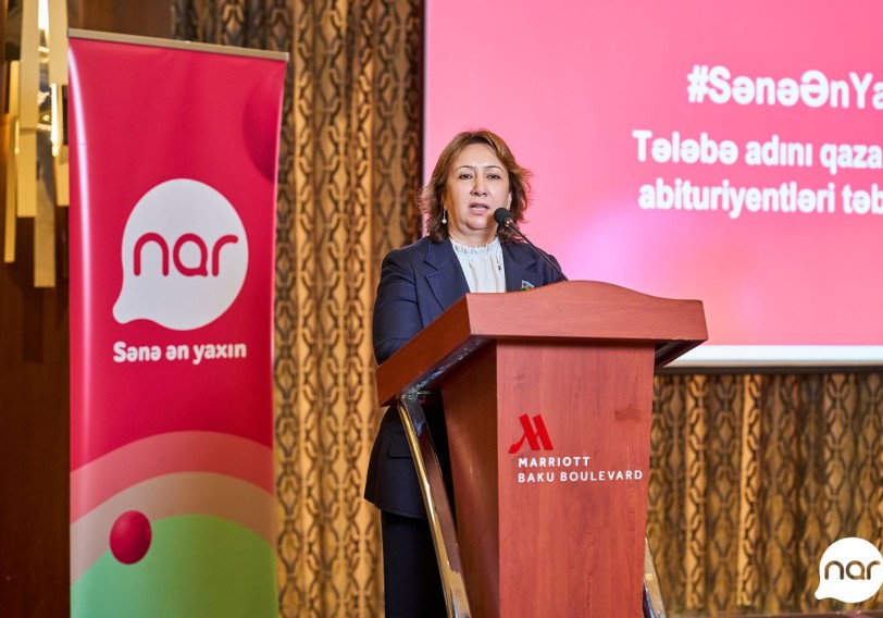 "Nar” ilin ən uğurlu abituriyentlərini mükafatlandırıb