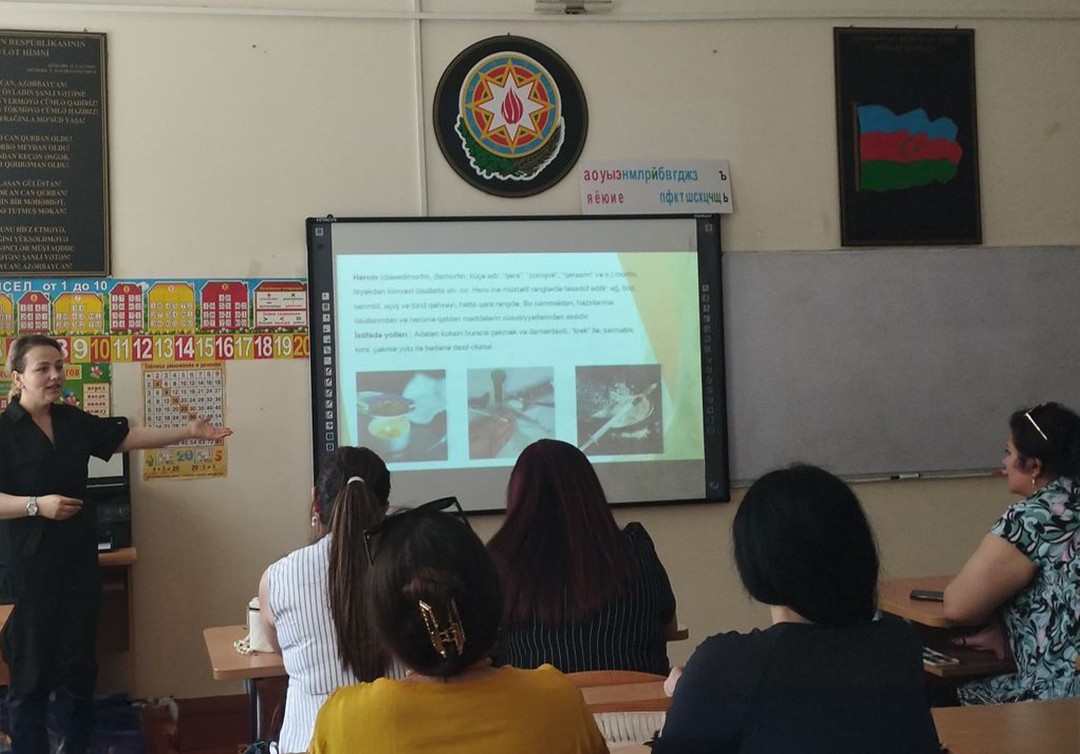 “Narkomaniyaya qarşı mübarizədə məktəbin rolu” mövzusunda seminar keçirilib 