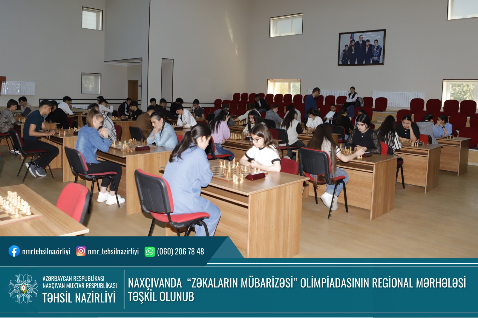 Naxçıvan komandası “Zəkaların mübarizəsi” olimpiadasının finalına çıxıb