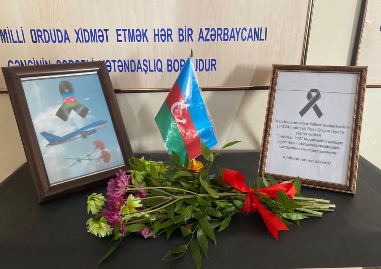 Naxçıvan məktəblərində təyyarə qəzasında həlak olanlarla bağlı guşələr yaradılıb