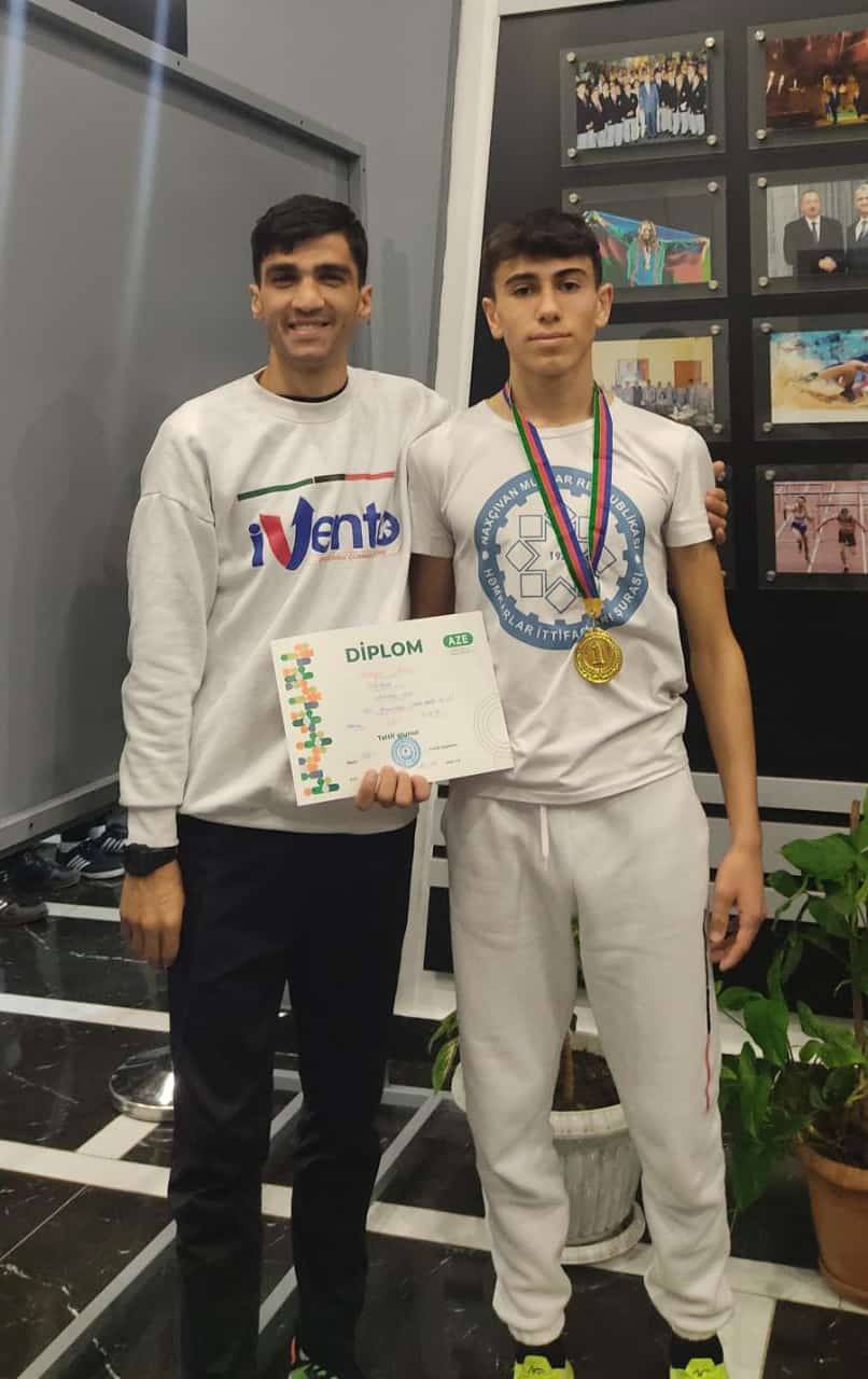 Naxçıvan məktəblisi 10 gündə 3 qızıl medal qazandı