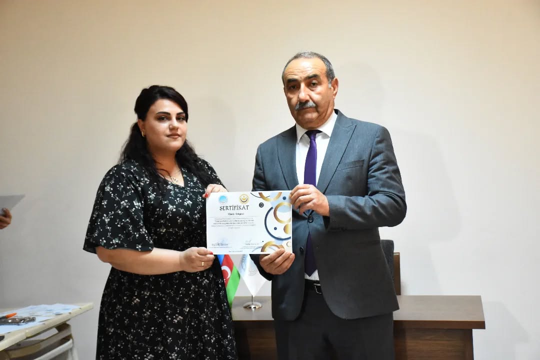 Naxçıvan Müəllimlər İnstitutunda süni intellektlə bağlı təlim keçirilib