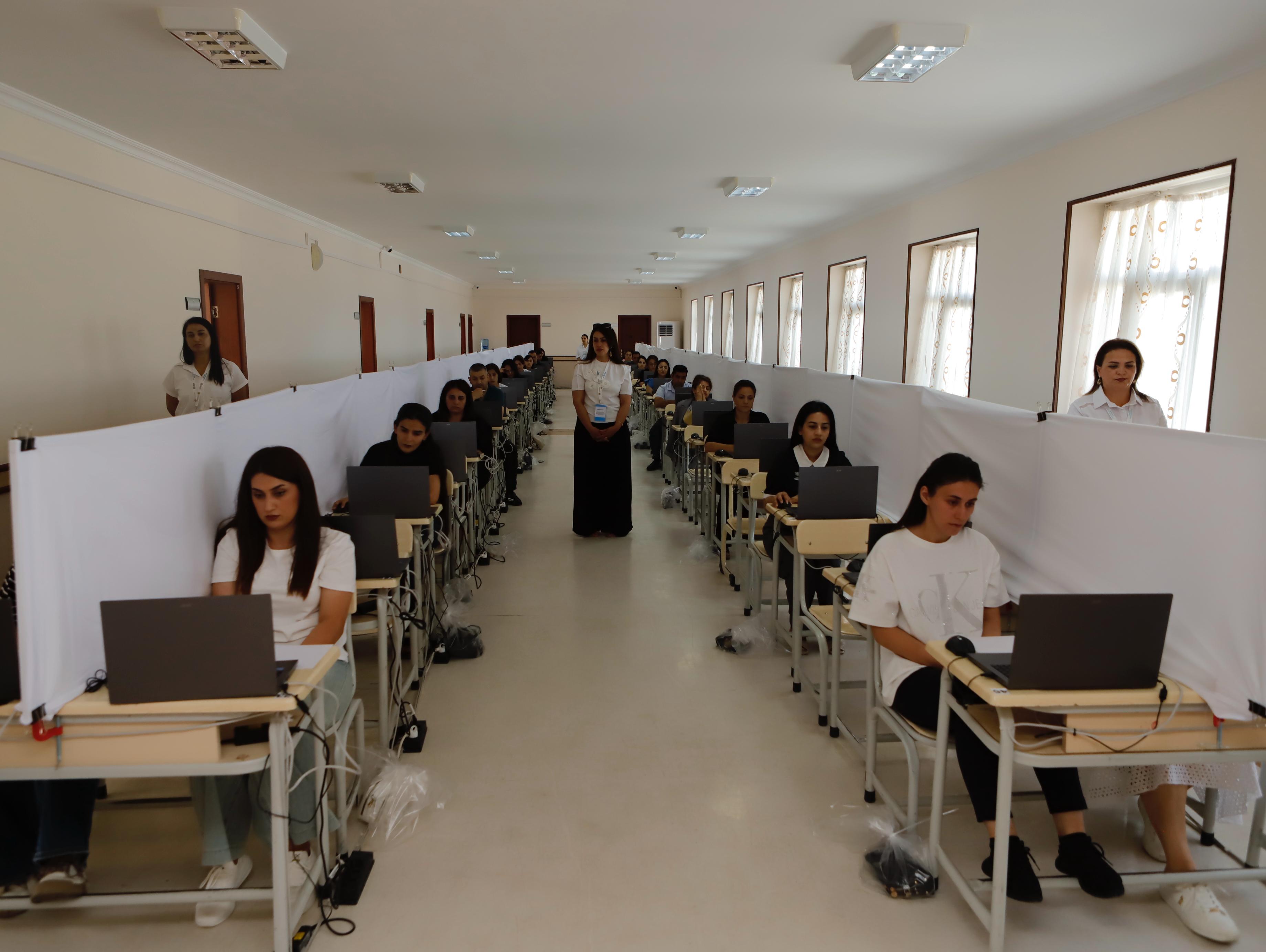 Naxçıvanda sertifikatlaşdırma imtahanında davamiyyət 97 faiz olub 