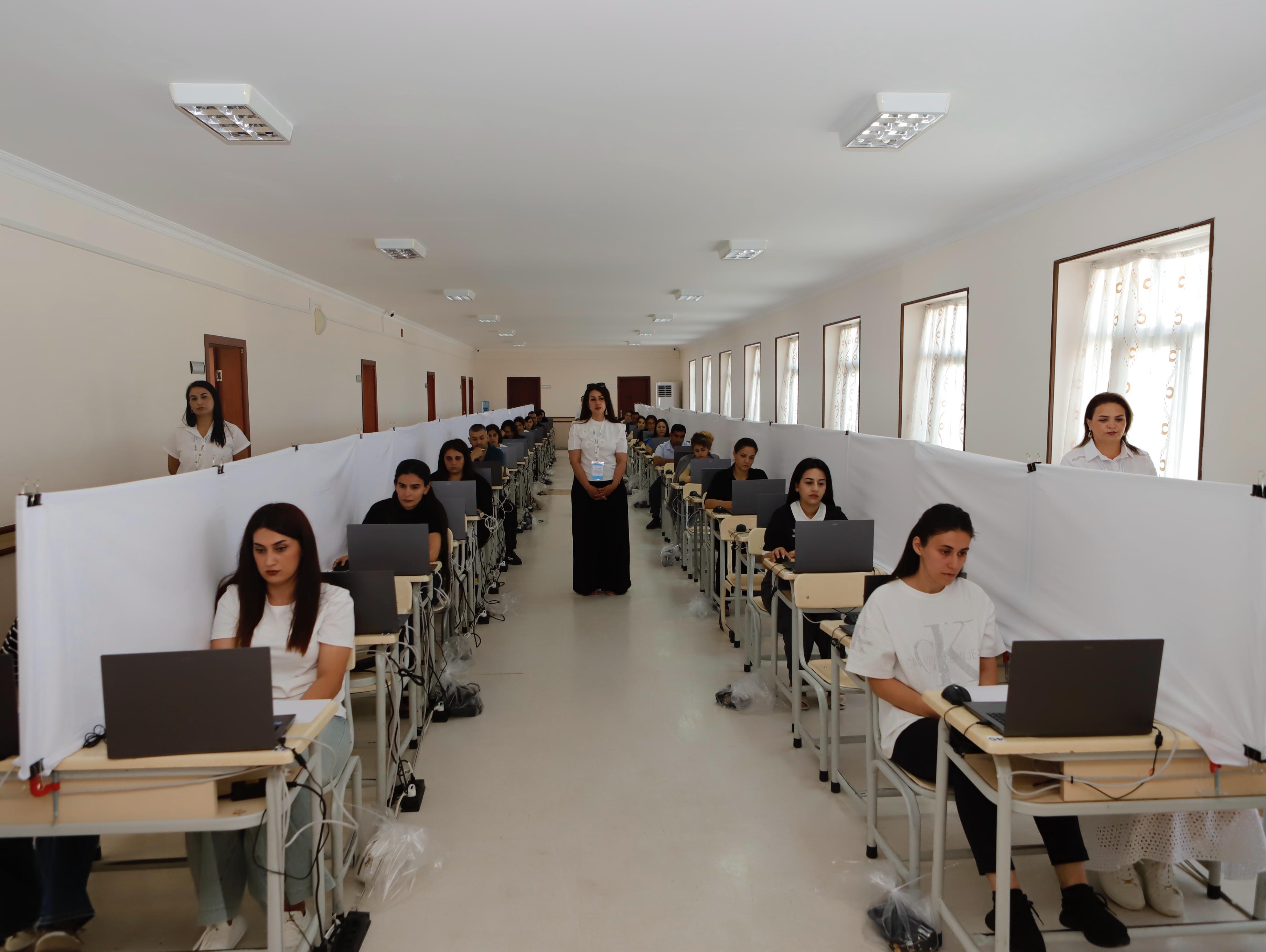 Naxçıvanda sertifikatlaşdırma imtahanında davamiyyət 97 faiz olub