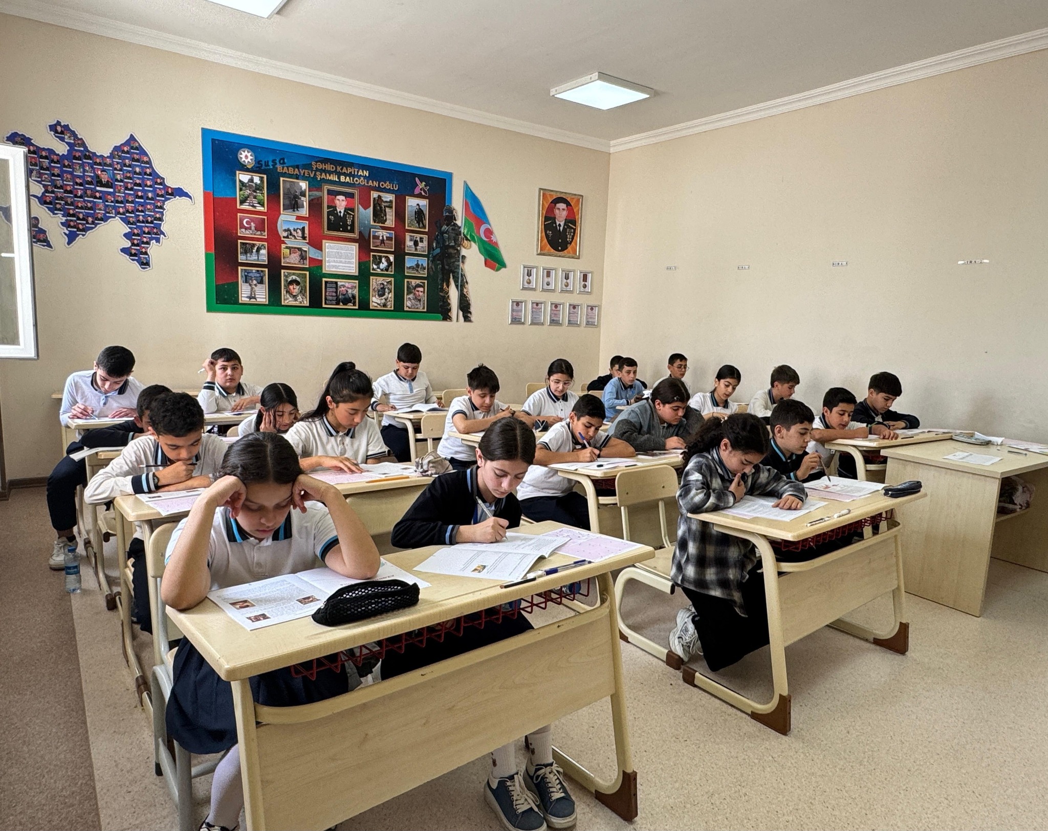 Naxçıvanda VI sinif şagirdləri üçün monitorinq keçirilib