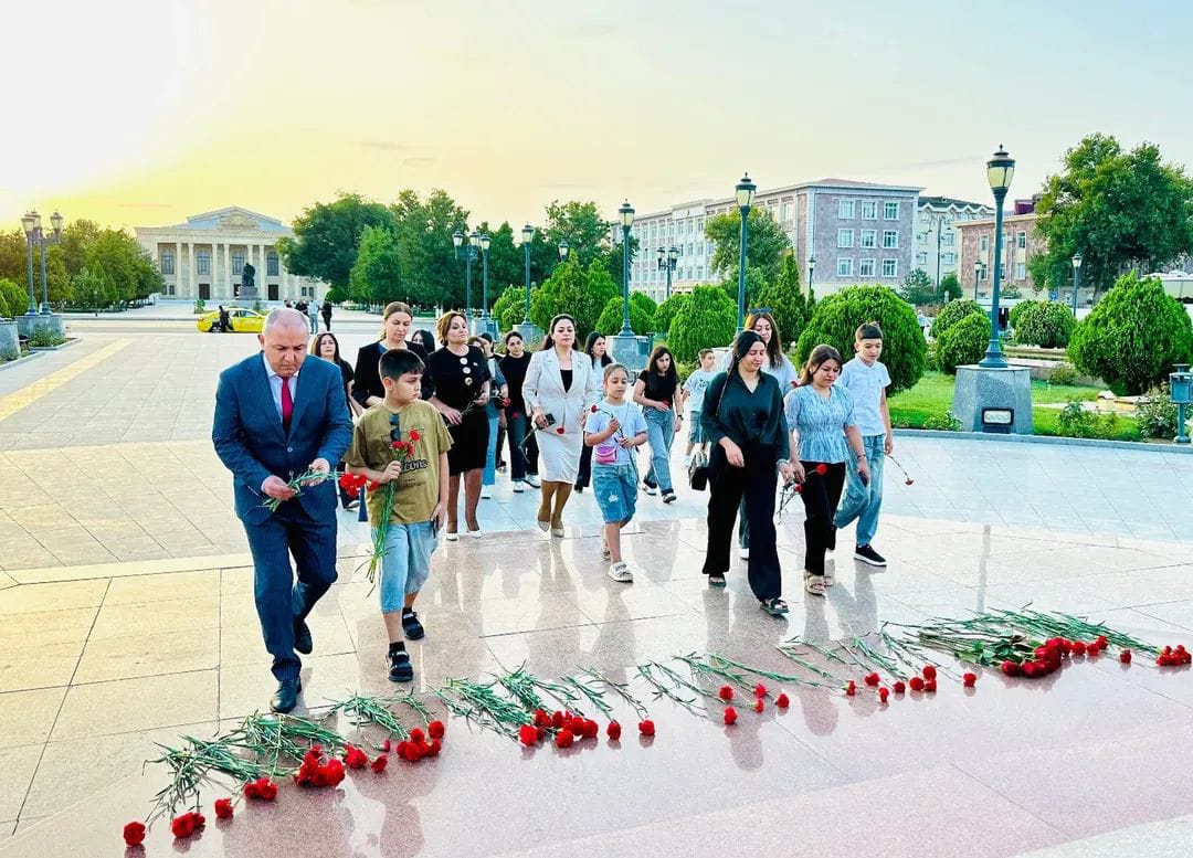 Naxçıvandan olan şəhid övladları Şuşaya səfər ediblər