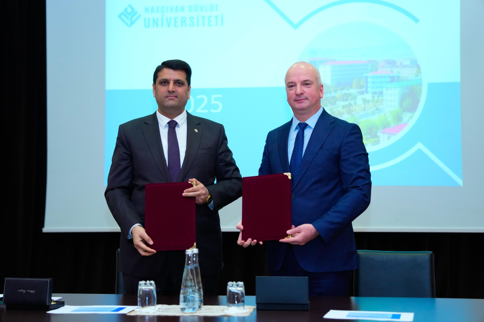 Naxçıvanın Təhsil Nazirliyi ilə NDU arasında Əməkdaşlıq Memorandumu imzalanıb 
