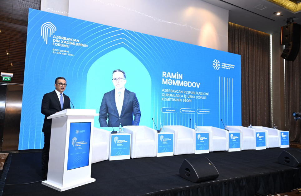 Nazir müavini Azərbaycan din xadimlərinin Forumunda iştirak edib