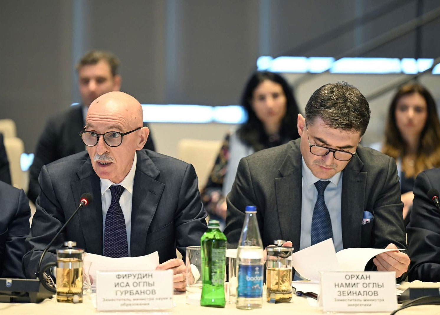 Nazir müavini Azərbaycan və Özbəkistanın Hökumətlərarası Komissiyasının iclasında çıxış edib