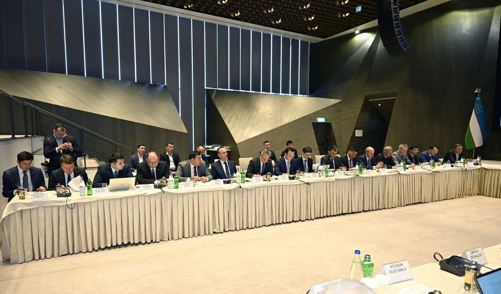 Nazir müavini Azərbaycan və Özbəkistanın Hökumətlərarası Komissiyasının iclasında çıxış edib