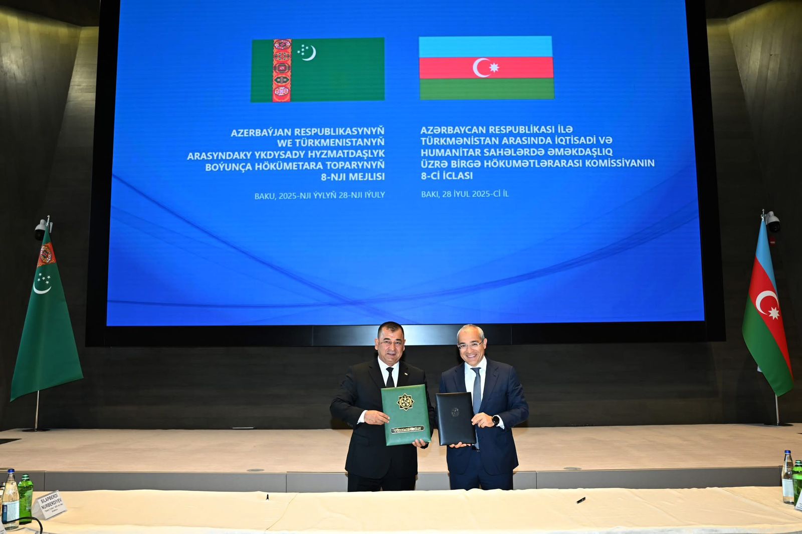 Nazir müavini Birgə Hökumətlərarası Komissiyanın 8-ci iclasında çıxış edib