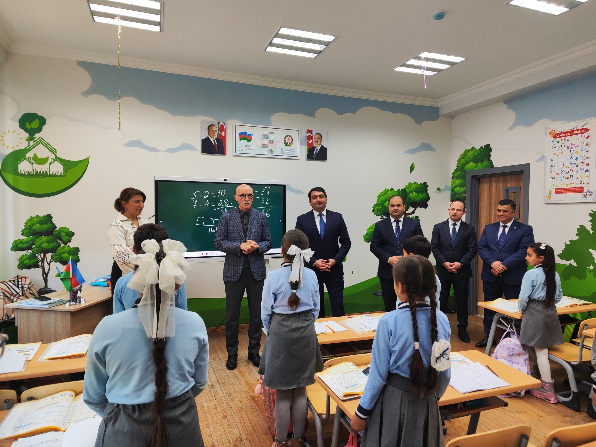 Nazir müavini Firudin Qurbanov Ağalı və Cəbrayılda tədris prosesi ilə tanış olub 