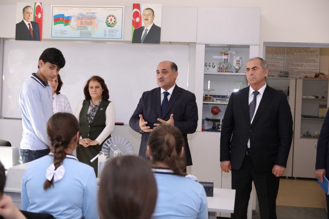 Nazir müavini İdris İsayev Hacıqabulda olub