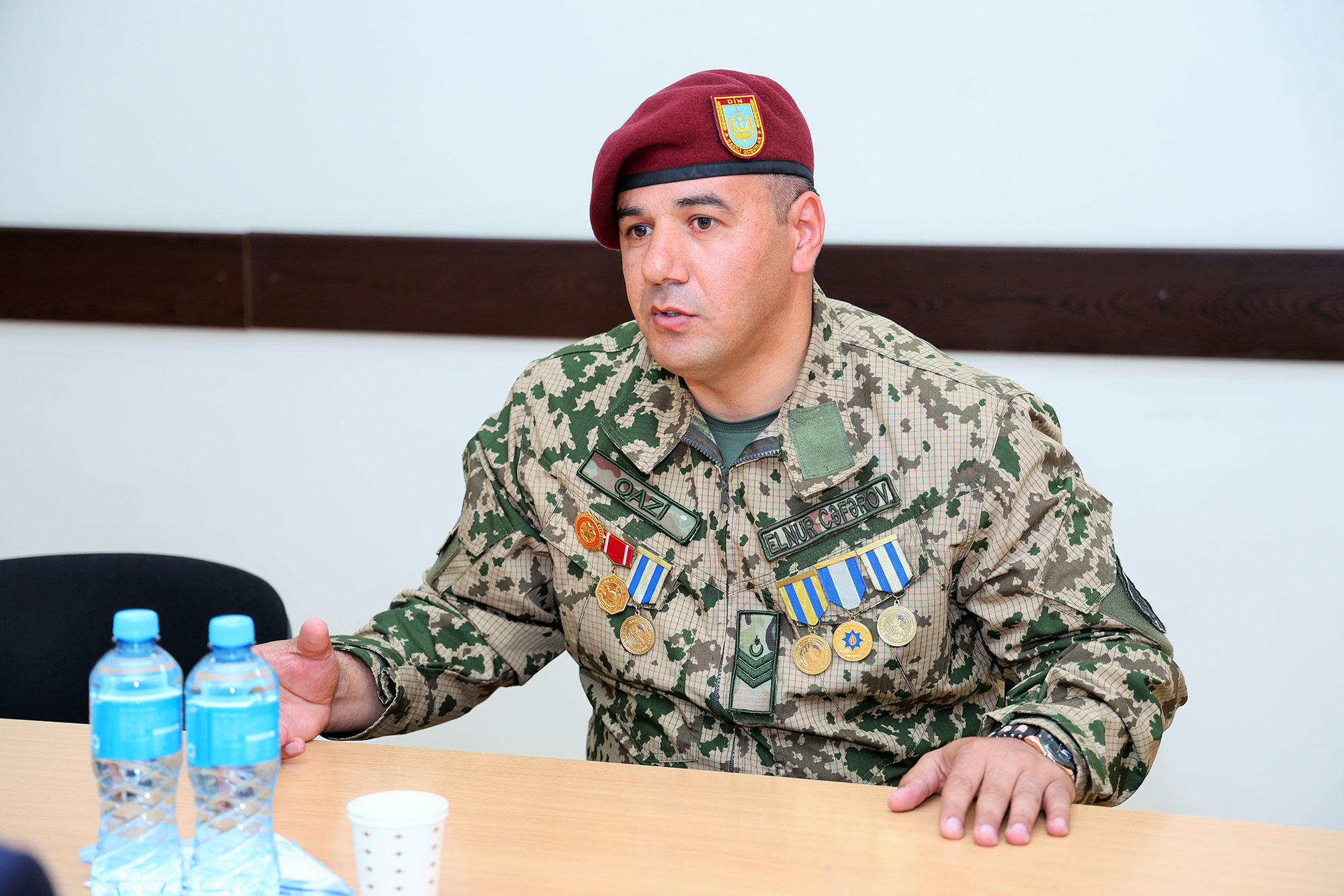 Nazir müavini İdris İsayev Kürdəmirdə olub