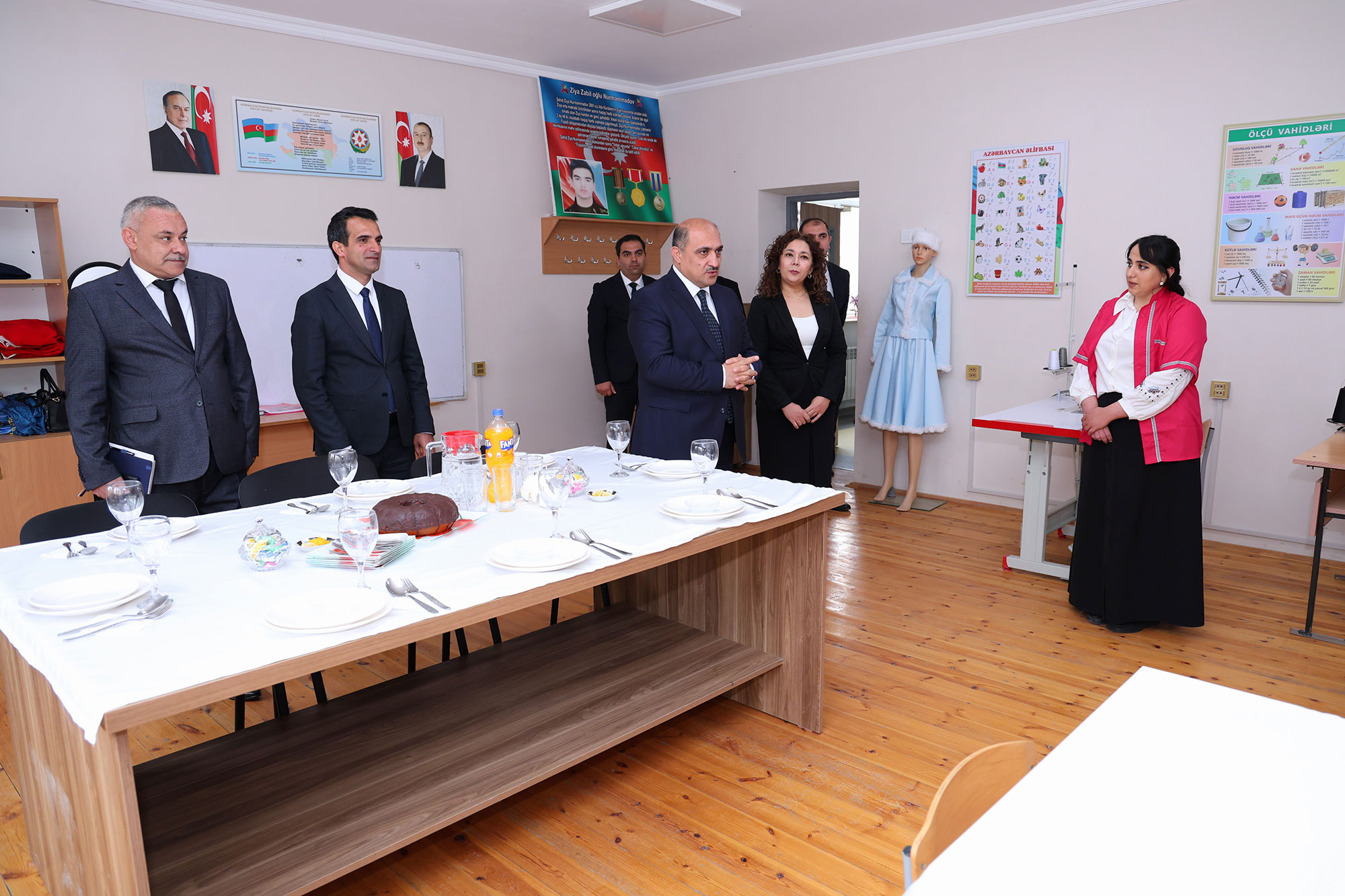 Nazir müavini İdris İsayev Kürdəmirdə olub