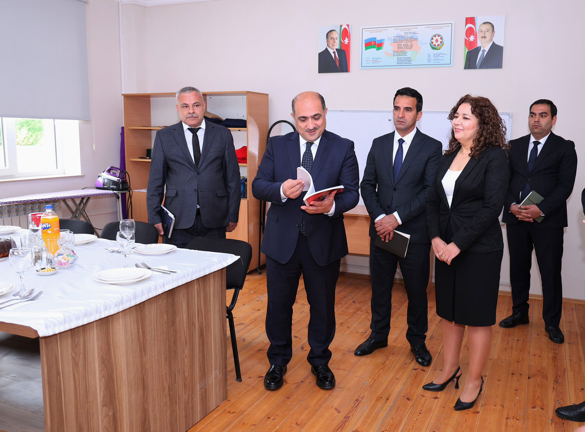 Nazir müavini İdris İsayev Kürdəmirdə olub