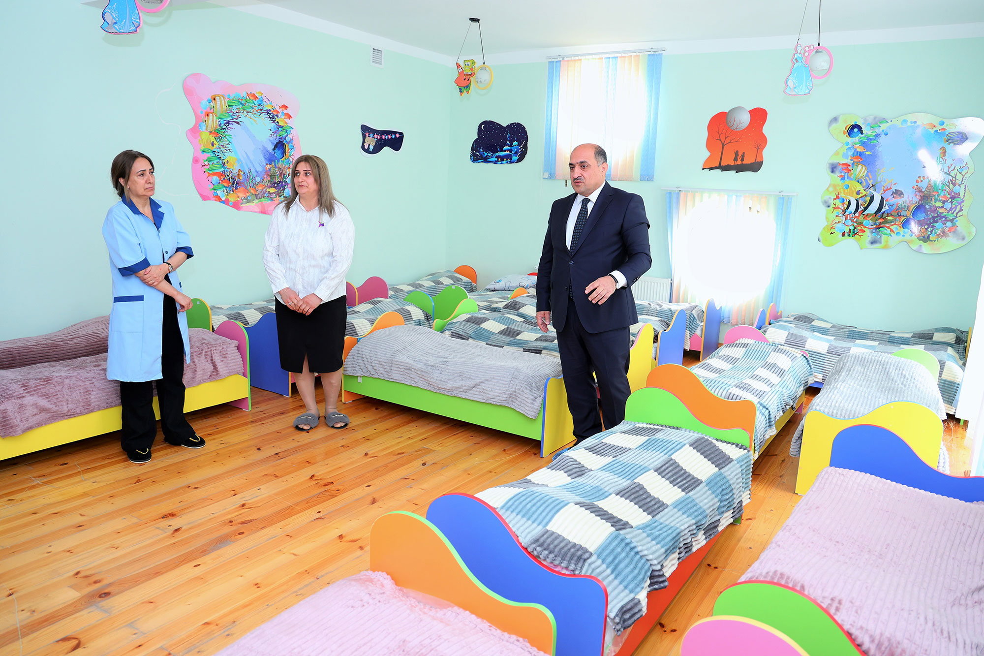 Nazir müavini İdris İsayev Kürdəmirdə olub