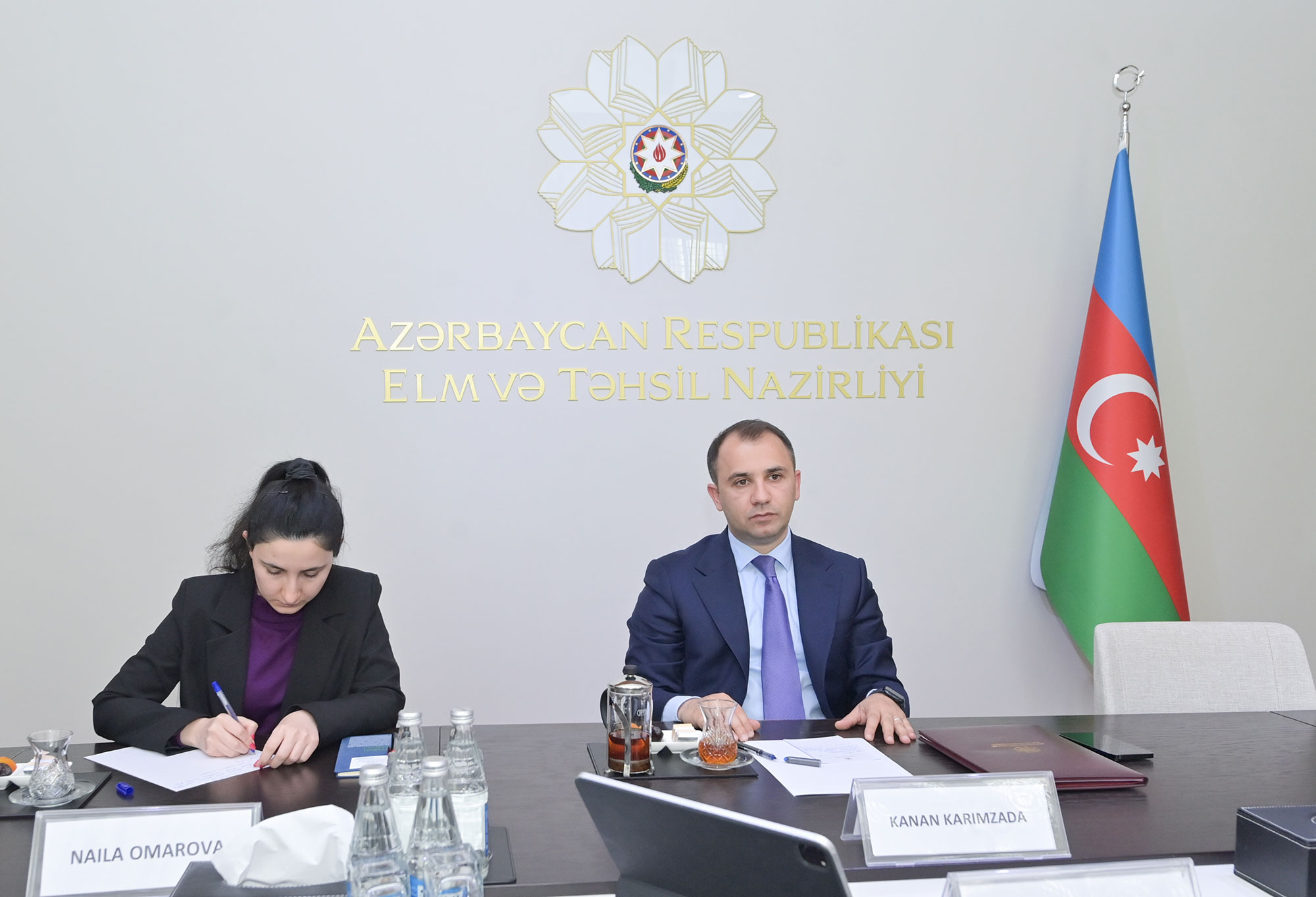 Nazir müavini İtaliya Deputatlar Palatasının üzvü ilə görüşüb