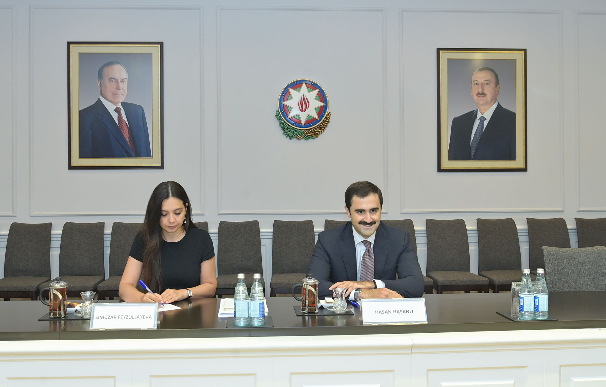 Nazir müavini Macarıstanın ölkəmizdəki səfiri ilə görüşüb