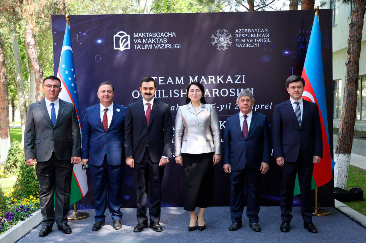 Nazir müavini Özbəkistanda STEAM Mərkəzinin açılışında iştirak edib